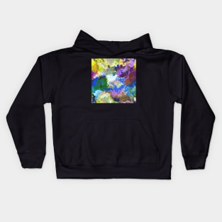 Altered Universe Abstract Watercolour Splashes Kids Hoodie